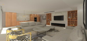 Conception 3D living room - Glamhouse