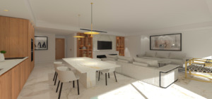 Conception 3D living room - Glamhouse