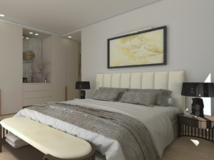 Conception 3D bedroom - Glamhouse